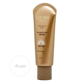 کرم ضدآفتاب بدون رنگ و فاقد چربی SPF50 لدورا 100 میلی