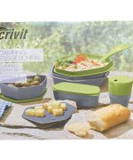 ست ظروف سفری کرویت اصلی مدل Crivit Camping Dining Set